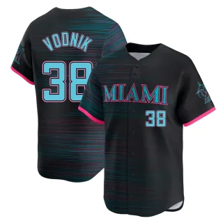Youth Limited Black Victor Vodnik Miami Marlins 2025 City Connect Jersey