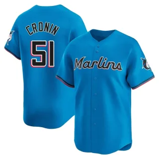 Youth Limited Blue Declan Cronin Miami Marlins Alternate Jersey